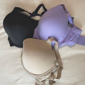 Set of 3 gently used Natori underwire bras, Size 36DD
